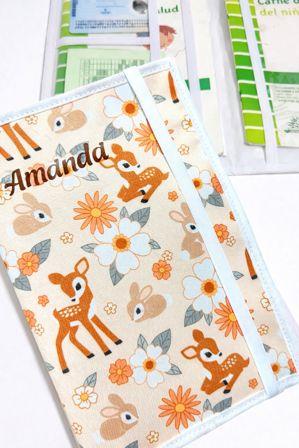 Porta documentos personalizado Bambi