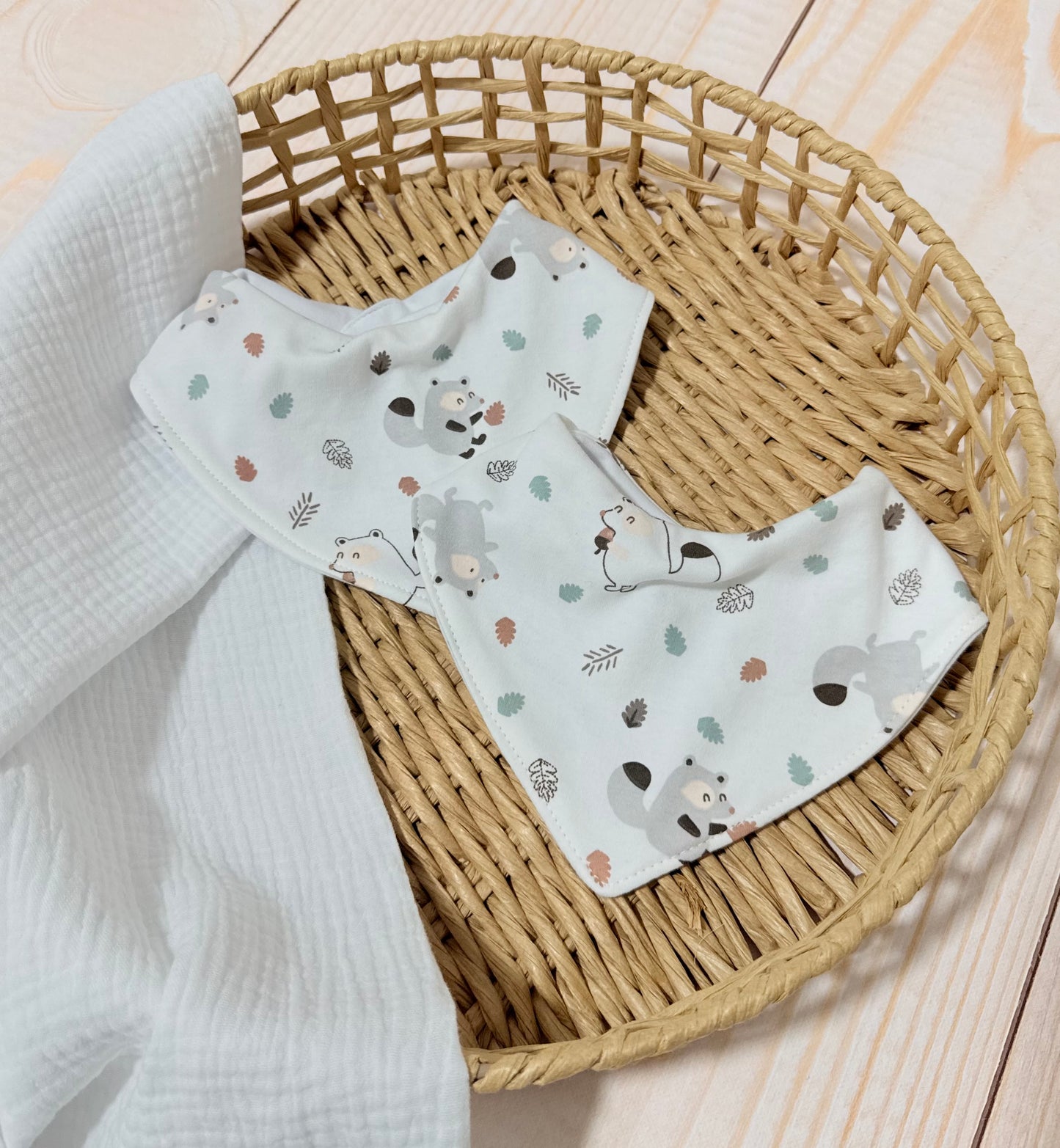 Baberos bandana reversibles