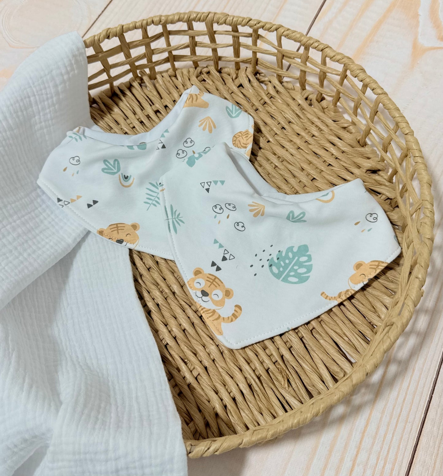 Baberos bandana reversibles