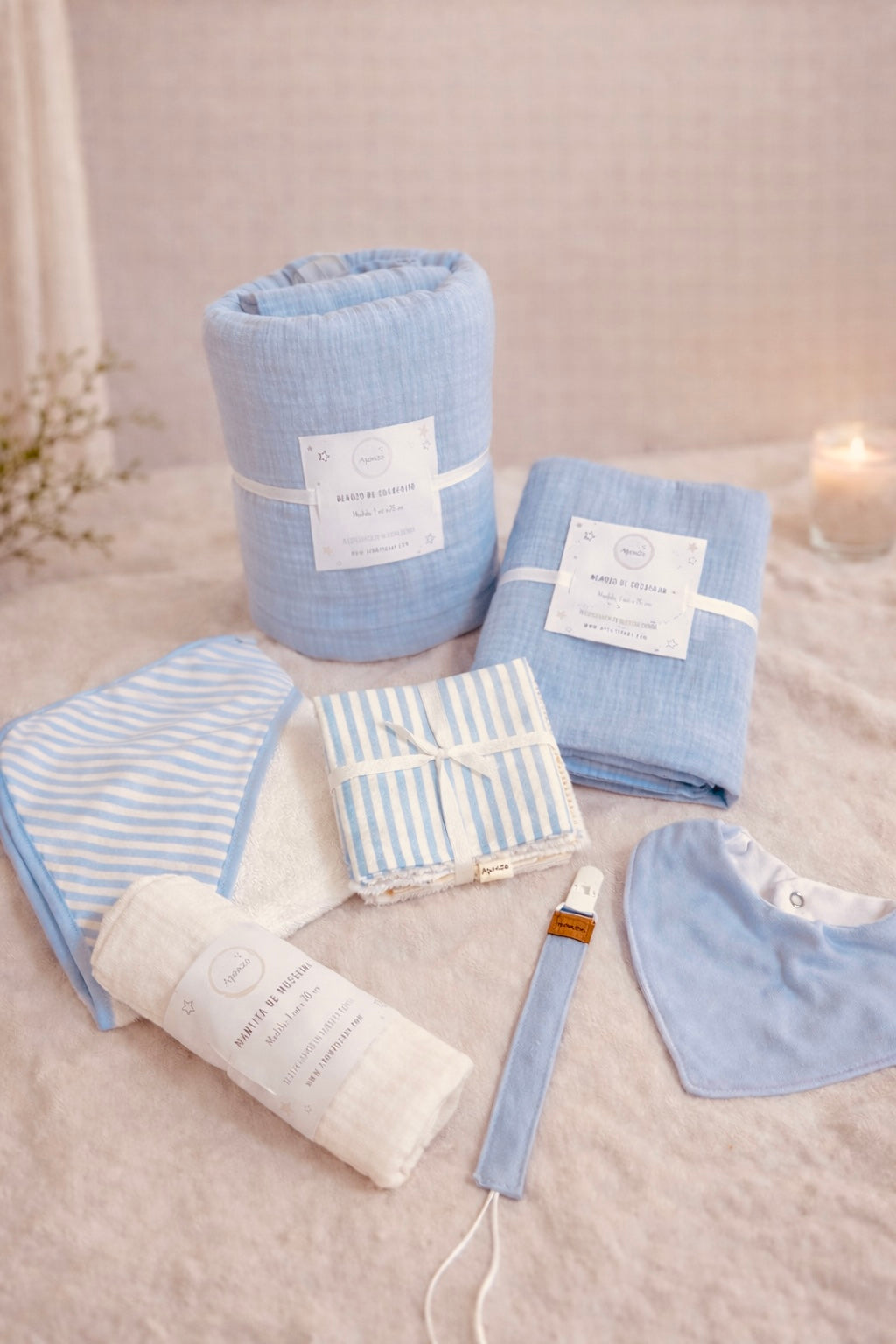 Te estábamos esperando - tonos celeste