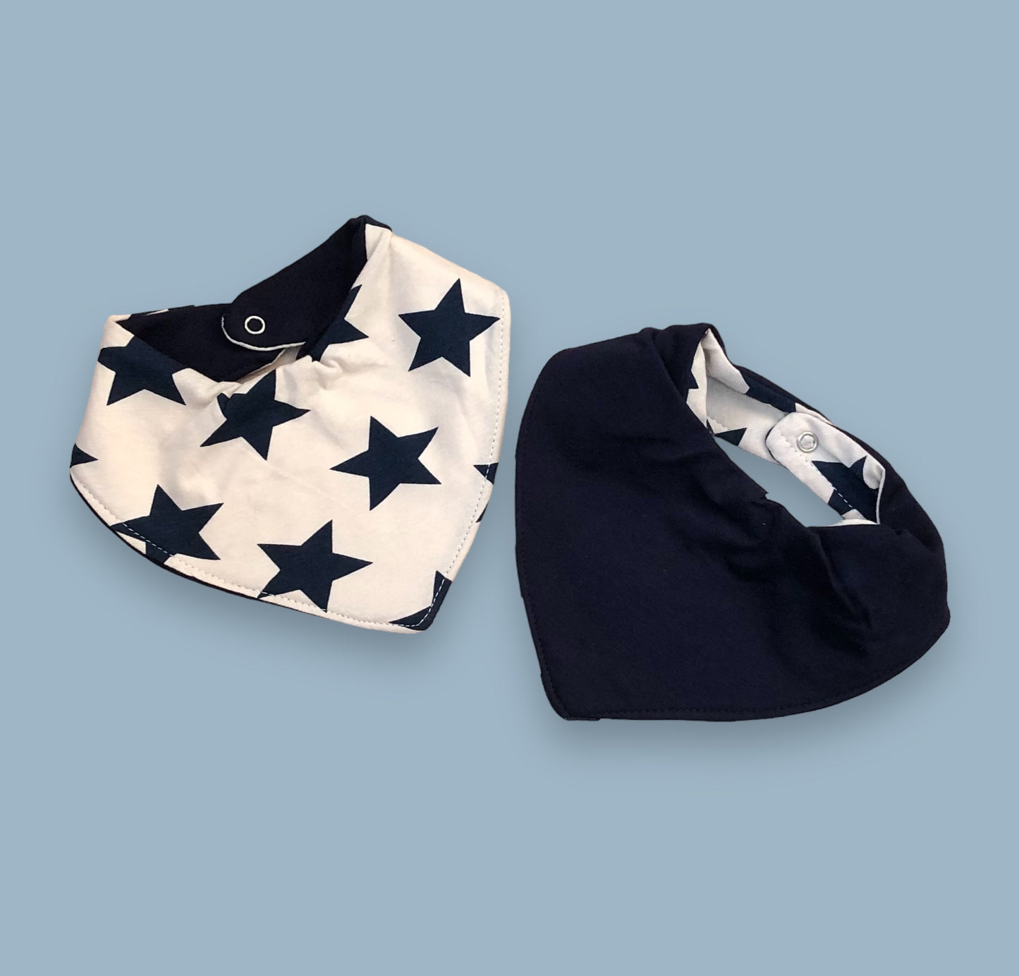 Baberos bandana reversibles