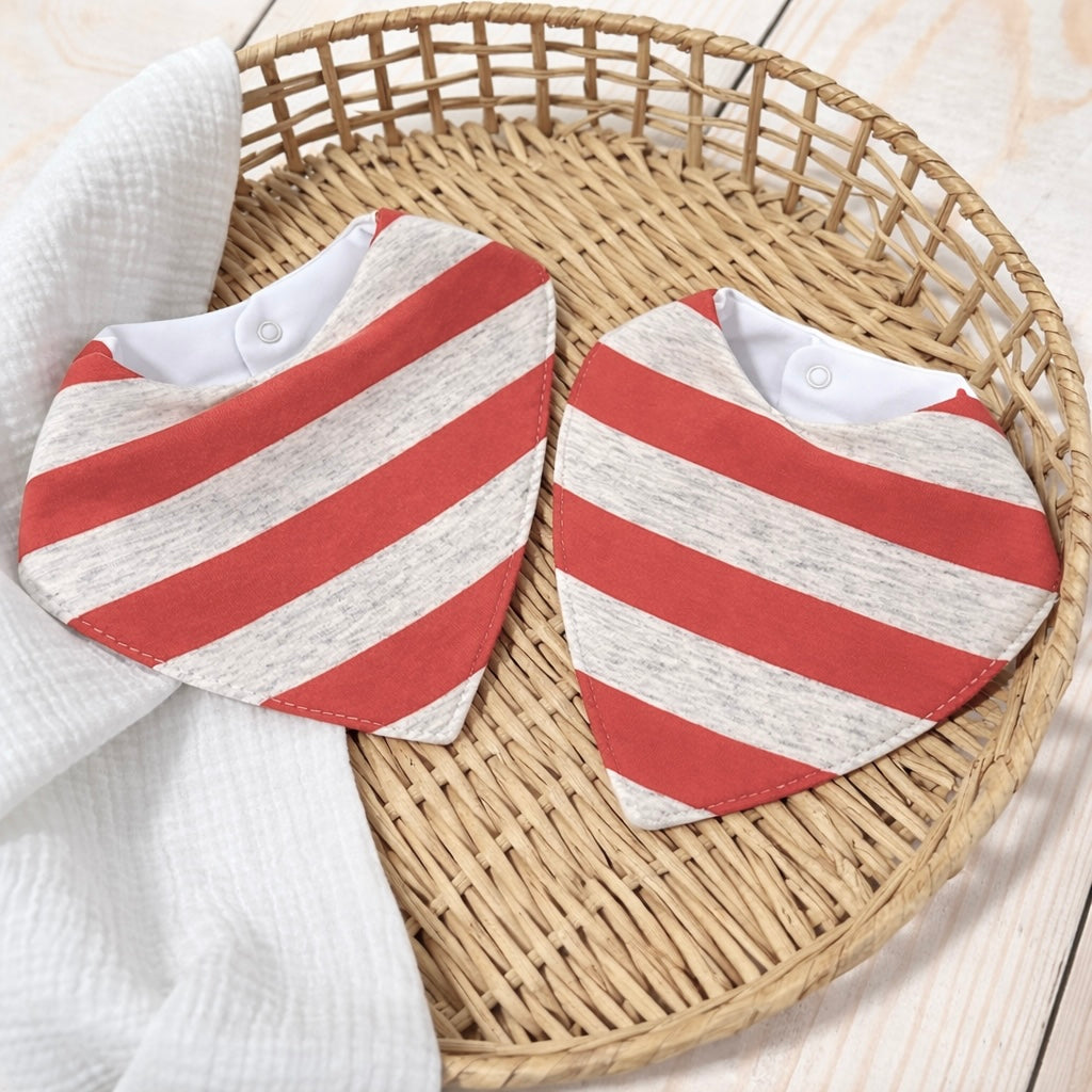 Baberos bandana reversibles