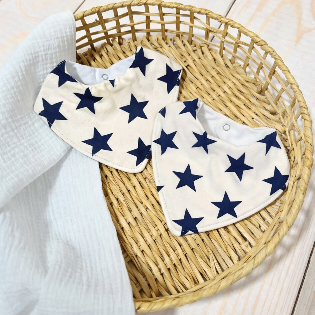 Baberos bandana reversibles