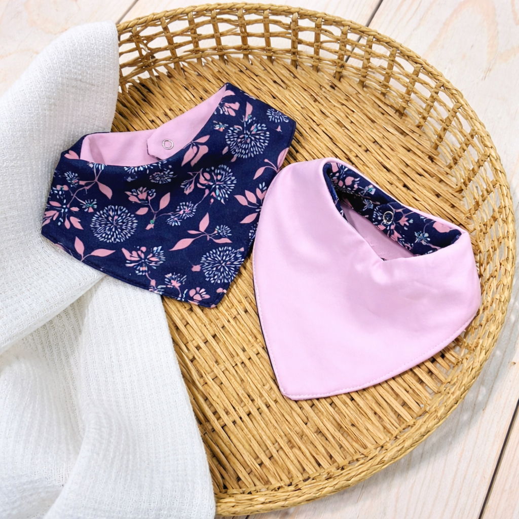 Baberos bandana reversibles