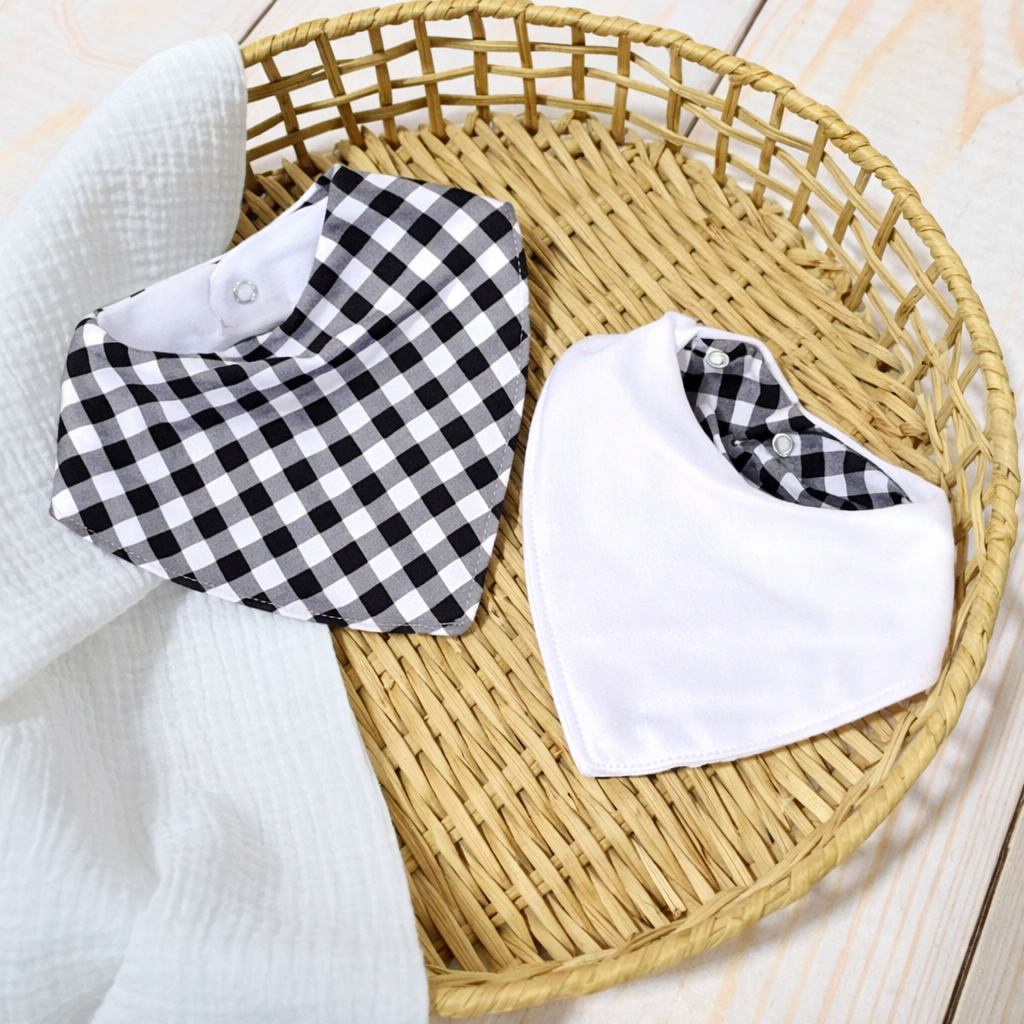 Baberos bandana reversibles