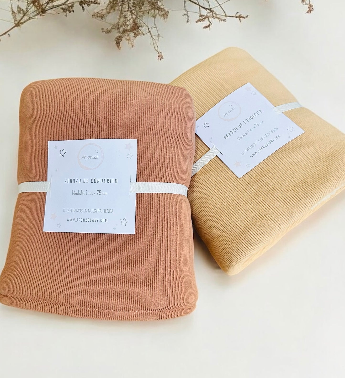 Rebozo de Corderito Liso