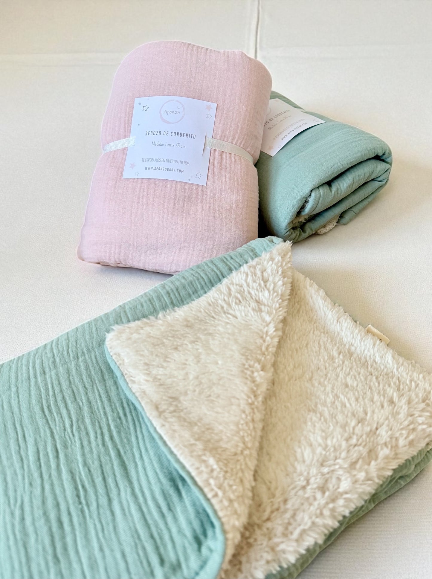 Rebozo de Corderito Liso